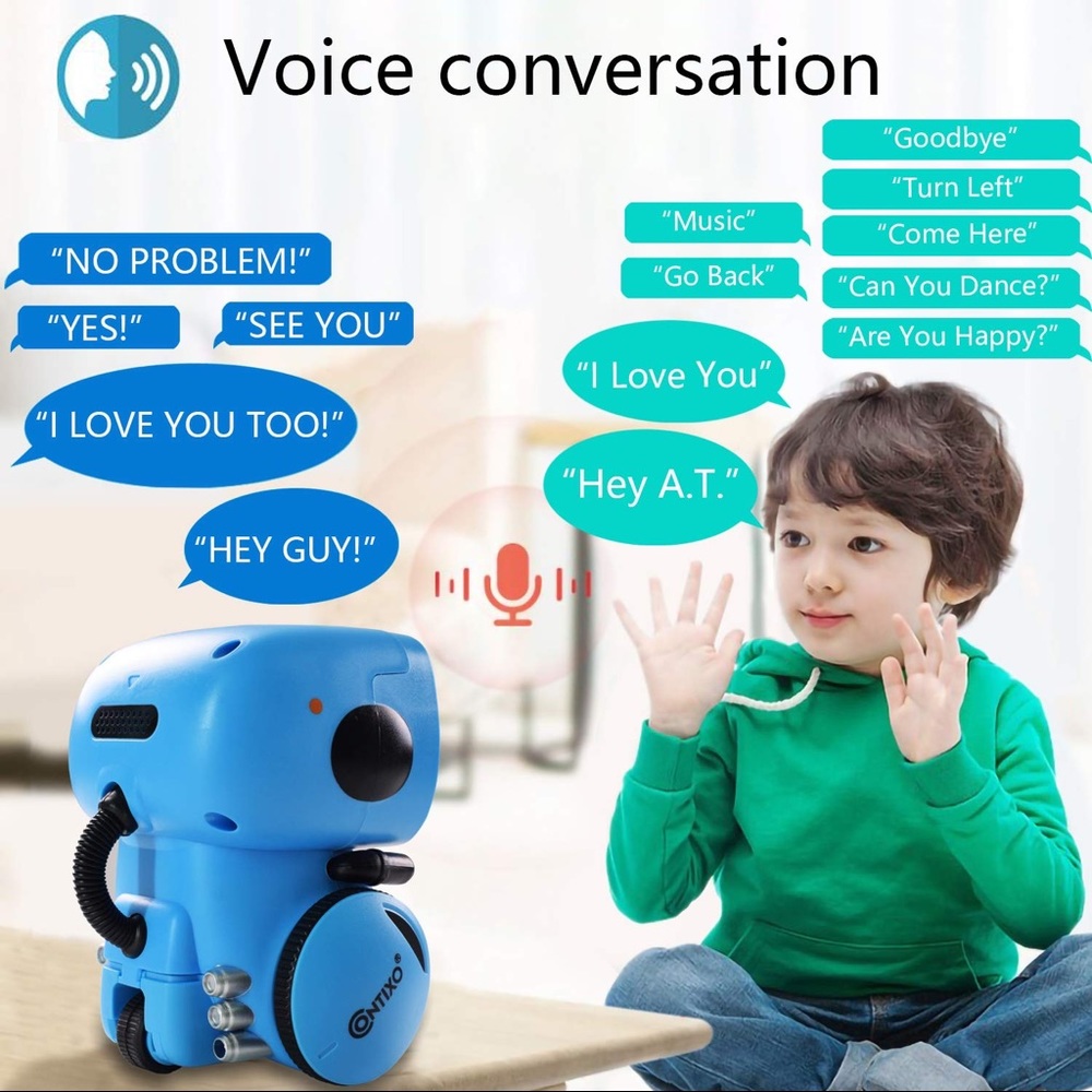 BNIB Contixo Voice Controlled Smart Robot